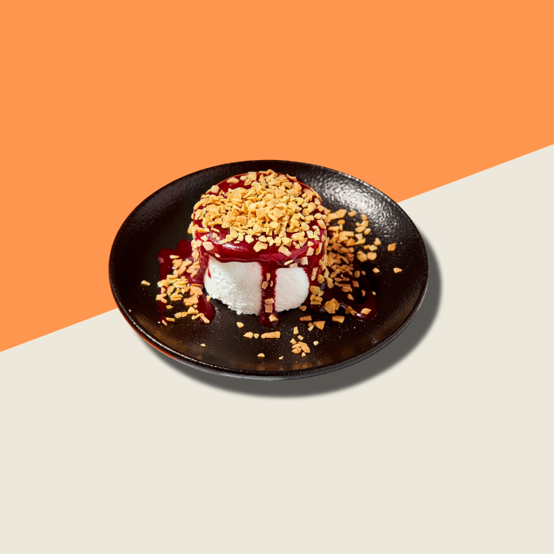BLANC MANGER COCO - COULIS FRUITS ROUGES