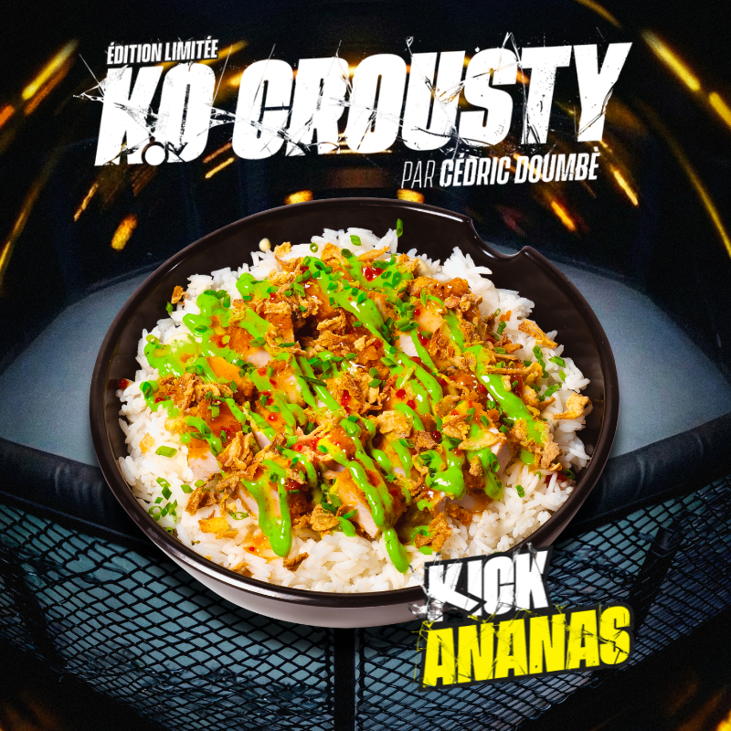 K. O CROUSTY KICK ANANAS