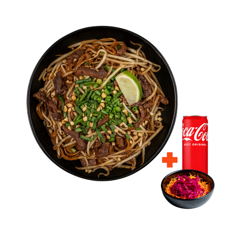 MENU PAD THAÏ BOEUF