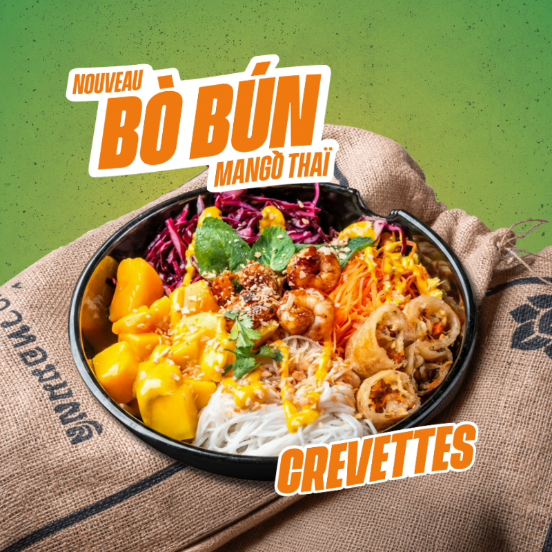 BÒ BÚN MANGO THAÏ CREVETTES