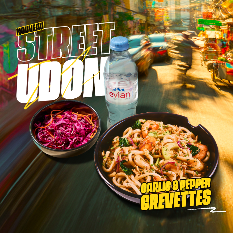 MENU STREET UDON - GARLIC & PEPPER