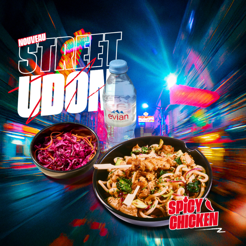 MENU STREET UDON - SPICY CHICKEN